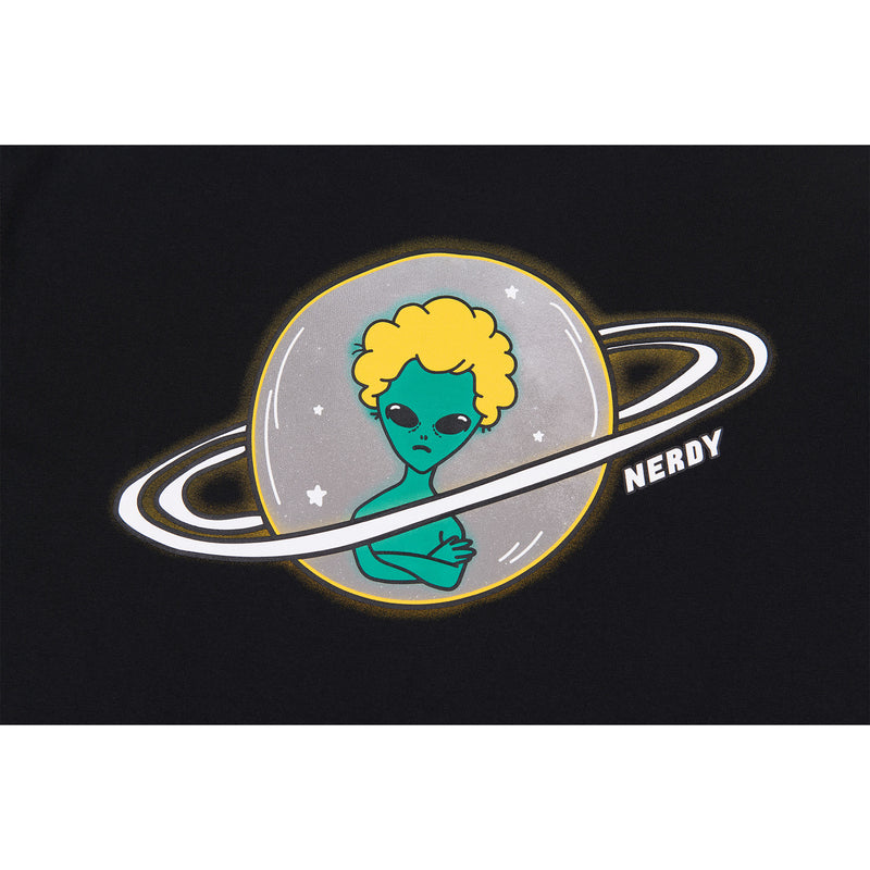 Alien Planet 1/2 Sleeve T-shirt Black