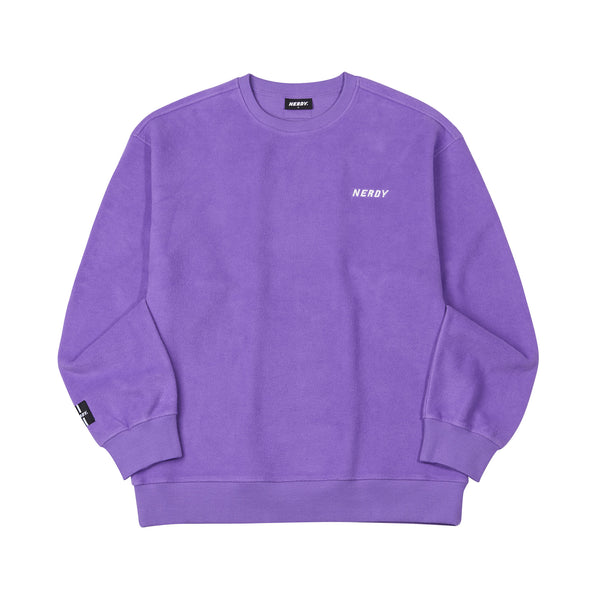 Reversed Fabric Sweatshirt Purple