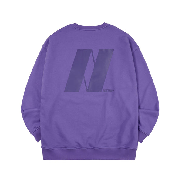 Tone On Tone Symbol Sweatshirt Purple