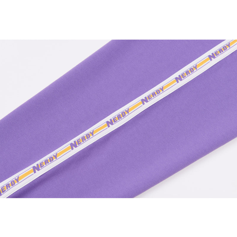 Big N Tape Sweatpants Purple - NERDY US