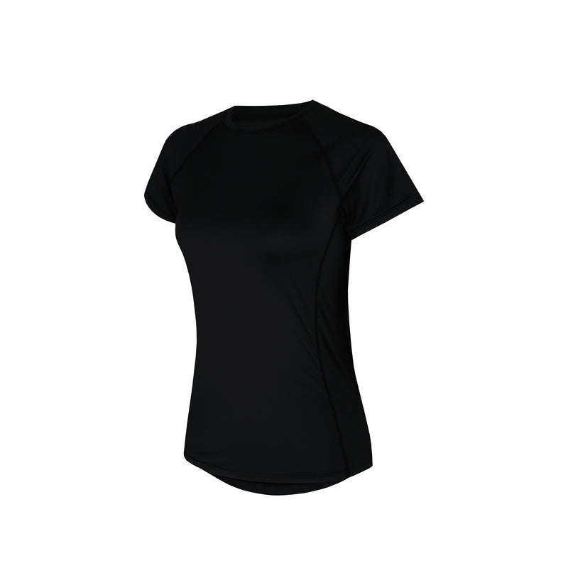 [NERDY FIT] Slim Touch Short Sleeve T-shirt Black
