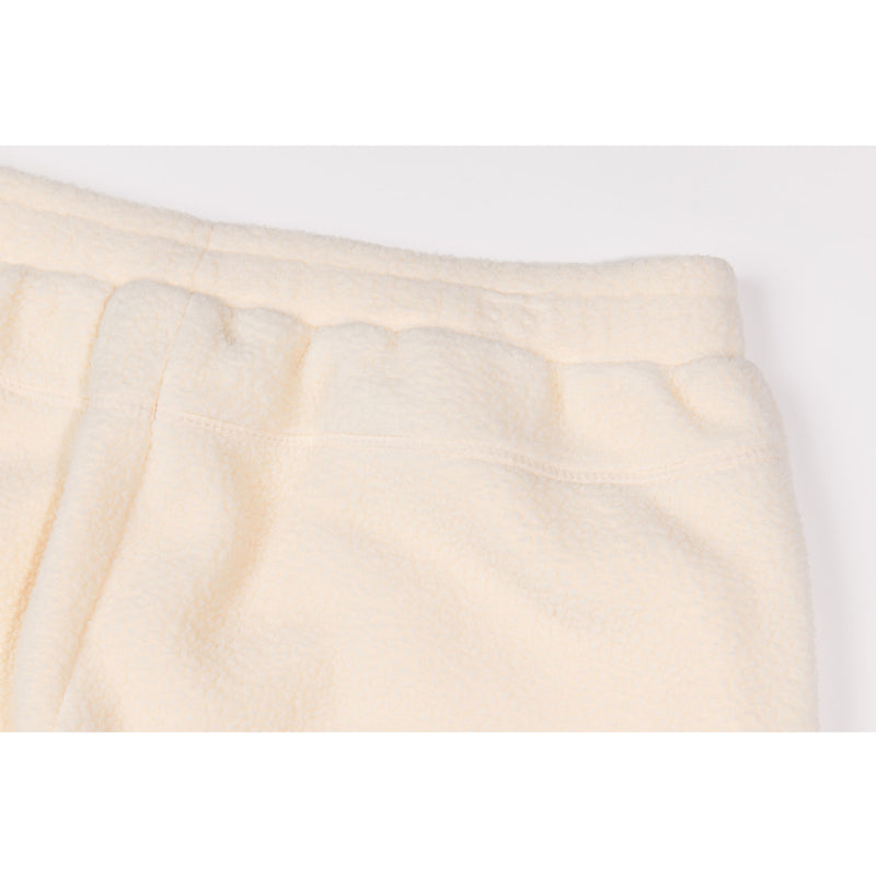 Fleece Jogger Pants Cream