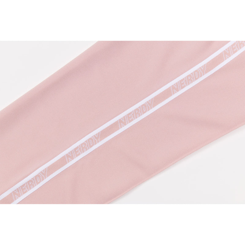 Logo Tape Track Pants Pink
