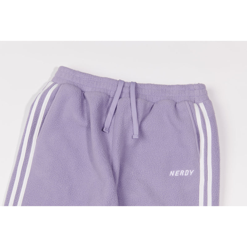 NY Fleece Track Pants Light Purple