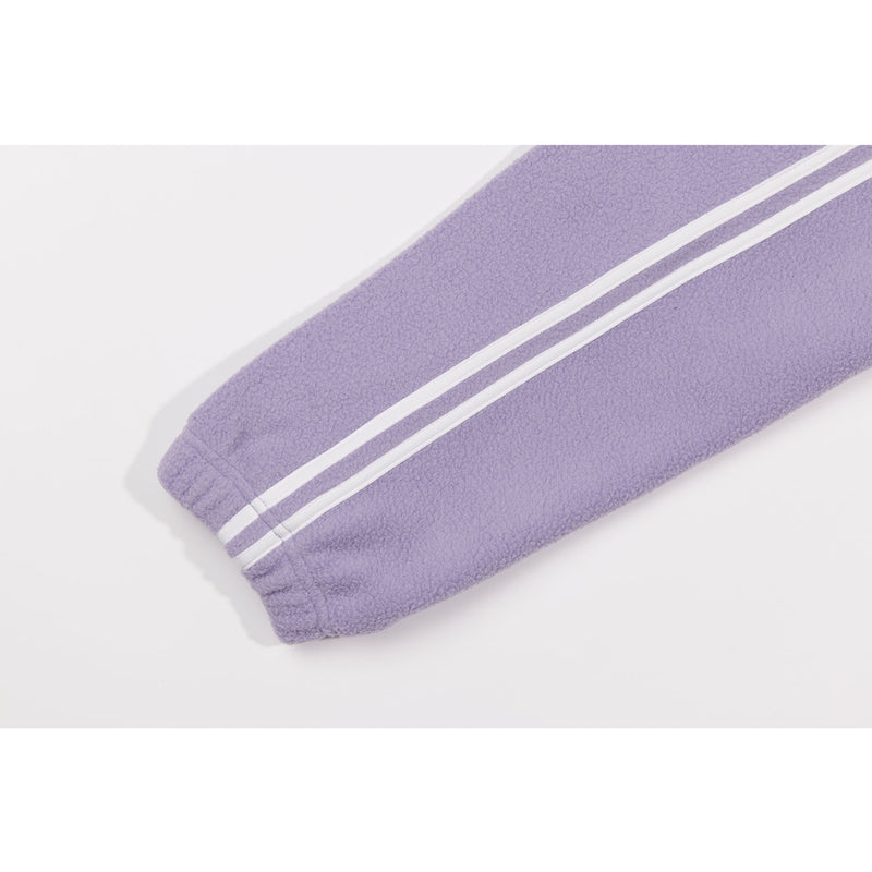 NY Fleece Track Pants Light Purple