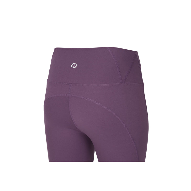 [NERDY FIT] Slim Cotton Active Leggings Purple