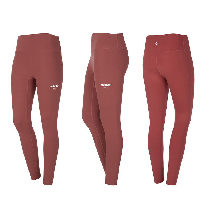 NERDY FIT] Slim Cotton Leggings Rose Pink – NERDY US