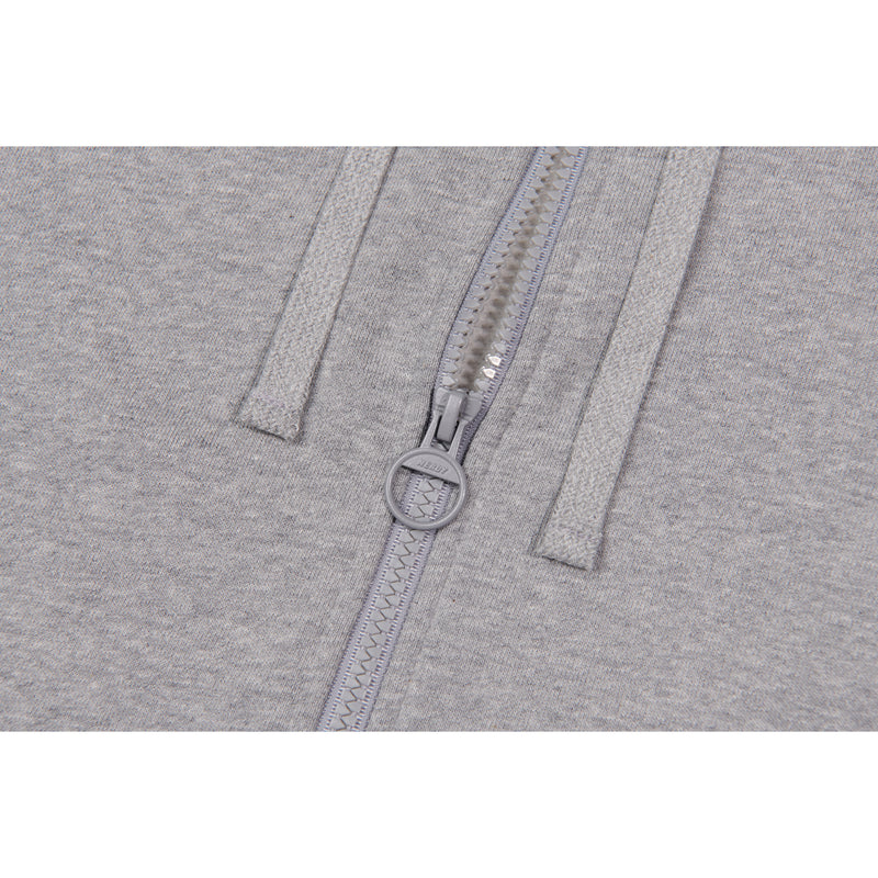 [21FW] Essential Brushed Hoodie Zip-up Gray